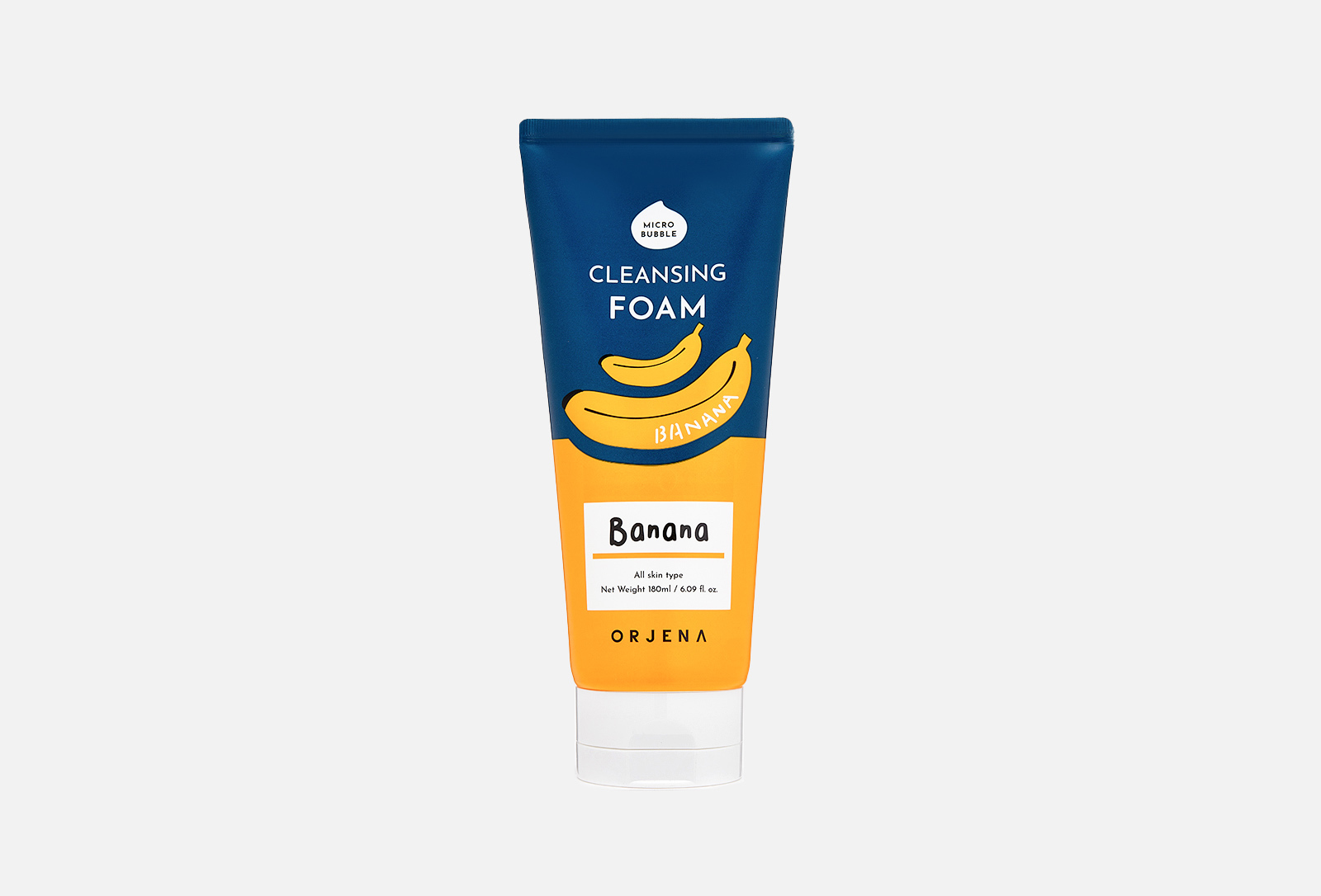 ORJENA Пенка для умывания с экстрактом банана BANANA CLEANSING FOAM 180 ...