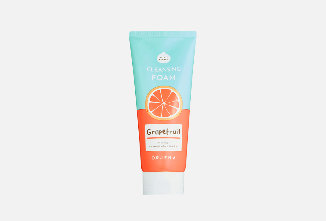 

Пенка для умывания с экстрактом грейпфрута ORJENA, CLEANSING FOAM Grapefruit 180 мл