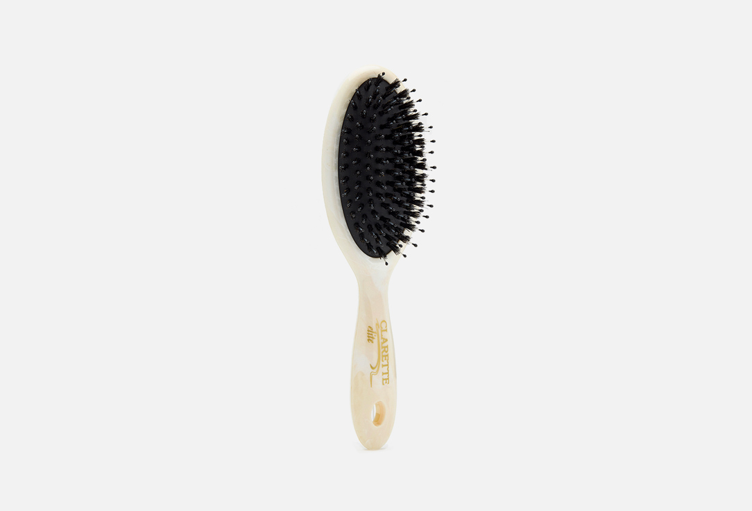 Расческа для волос ( в ассортименте) CLARETTE С натуральной щетиной 1 шт щетка для волос clarette щетка для волос компакт со смешанной щетиной clk 459