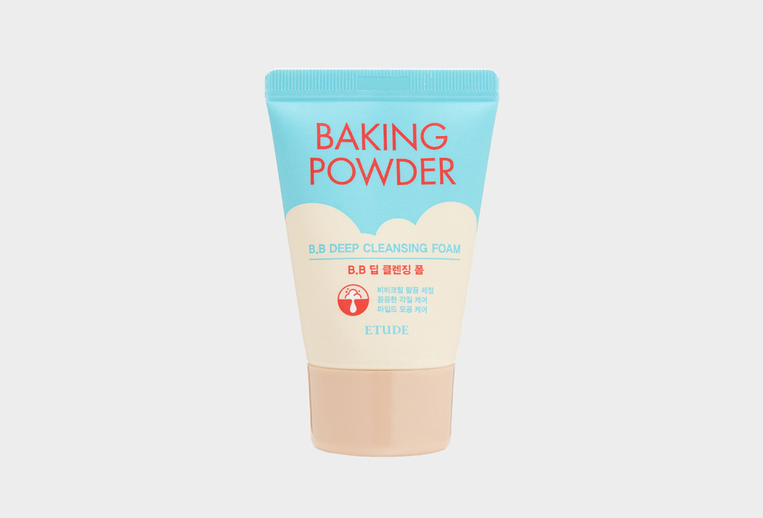 Изображение товара Мягкая пенка для умывания и очищения лица Etude house Baking Powder BB Deep Cleansing Foam 30 мл