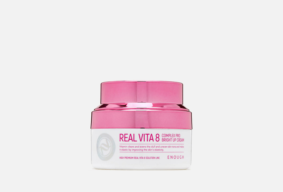 Питательный крем для лица с 8 витаминами ENOUGH Real Vita 8 Complex Pro Bright up Cream 50 мл спрей с витаминным комплексом real vita 8 aurora mist enough 8809438486293