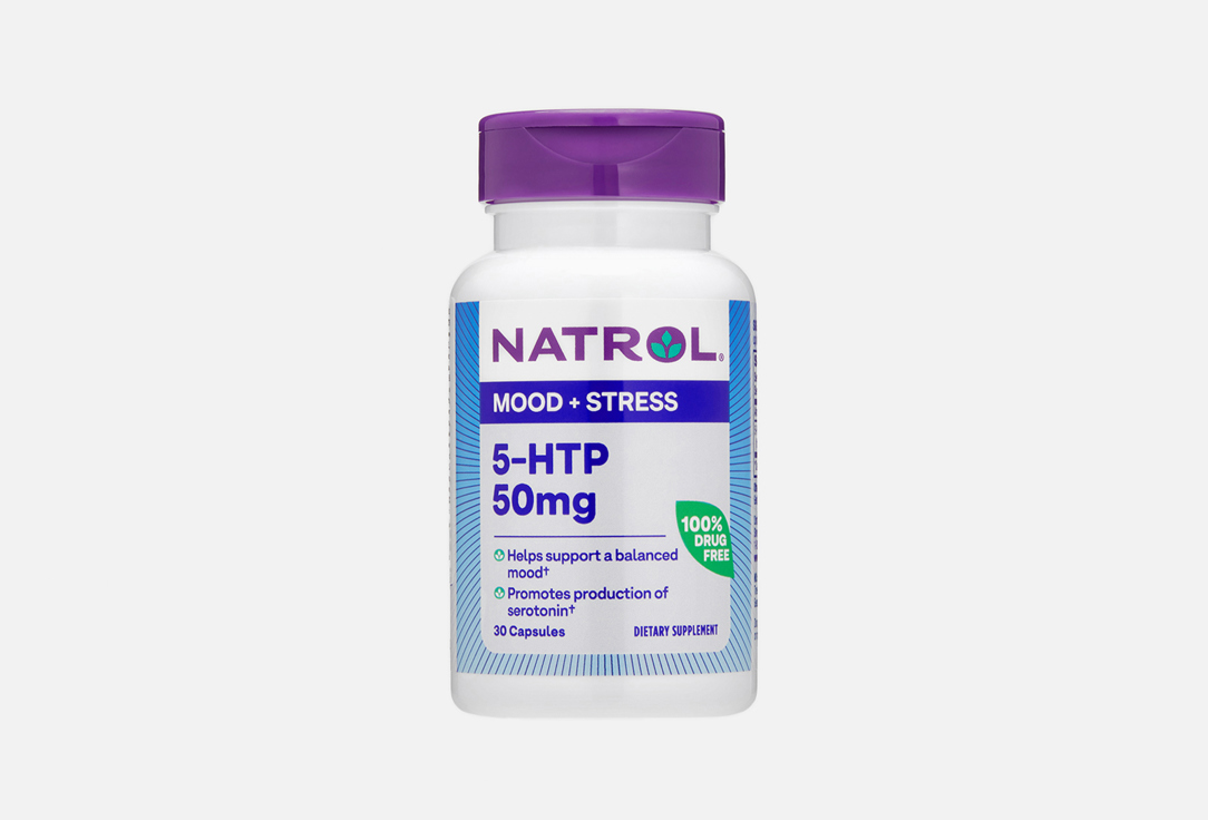 Изображение товара 5-HTP NATROL 50 мг в капсулах