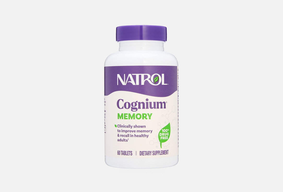Изображение товара БАД для памяти и внимания NATROL Cognium таблетки США