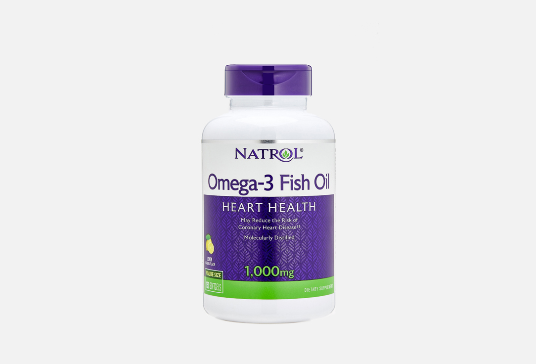 Омега 3 NATROL 1000 мг в капсулах 150 шт омега 3 natrol omega 3 fish oil 1200 мг в капсулах 60 шт