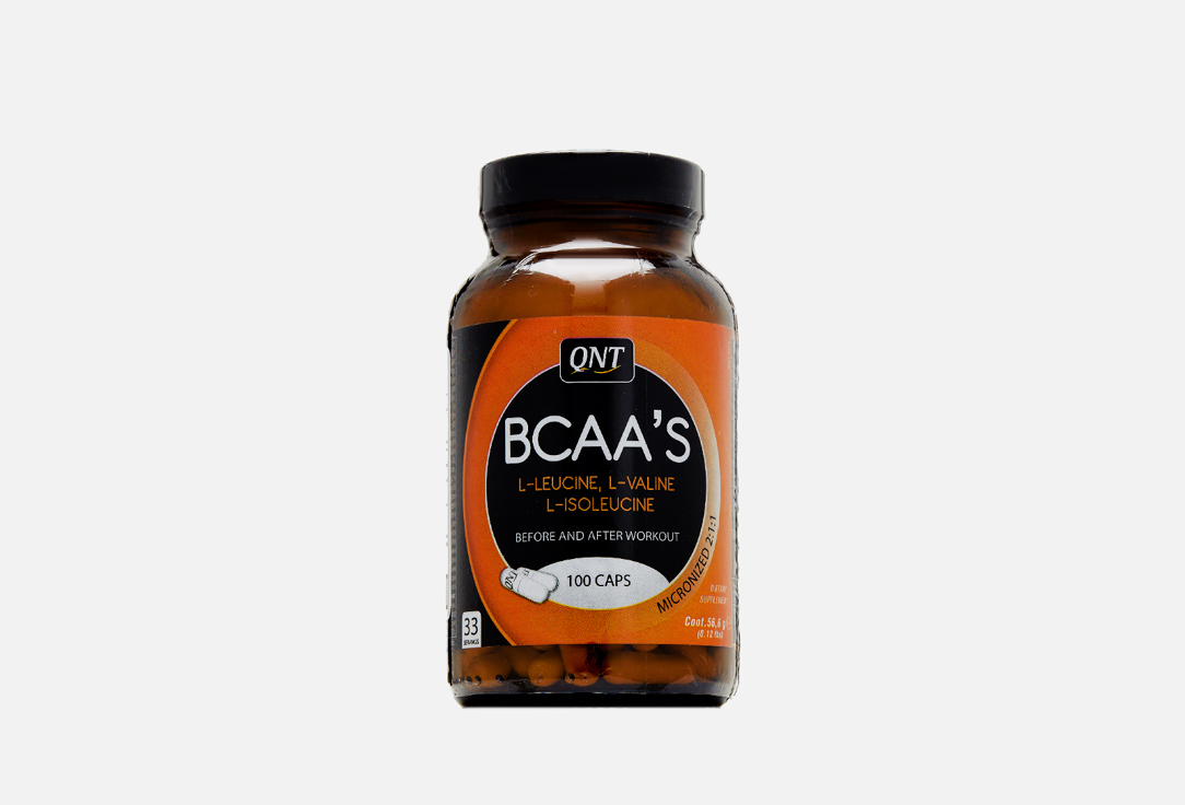 Комплекс аминокислот с витамином В6 QNT BCAA's + vit.B-6 100 шт цена и фото