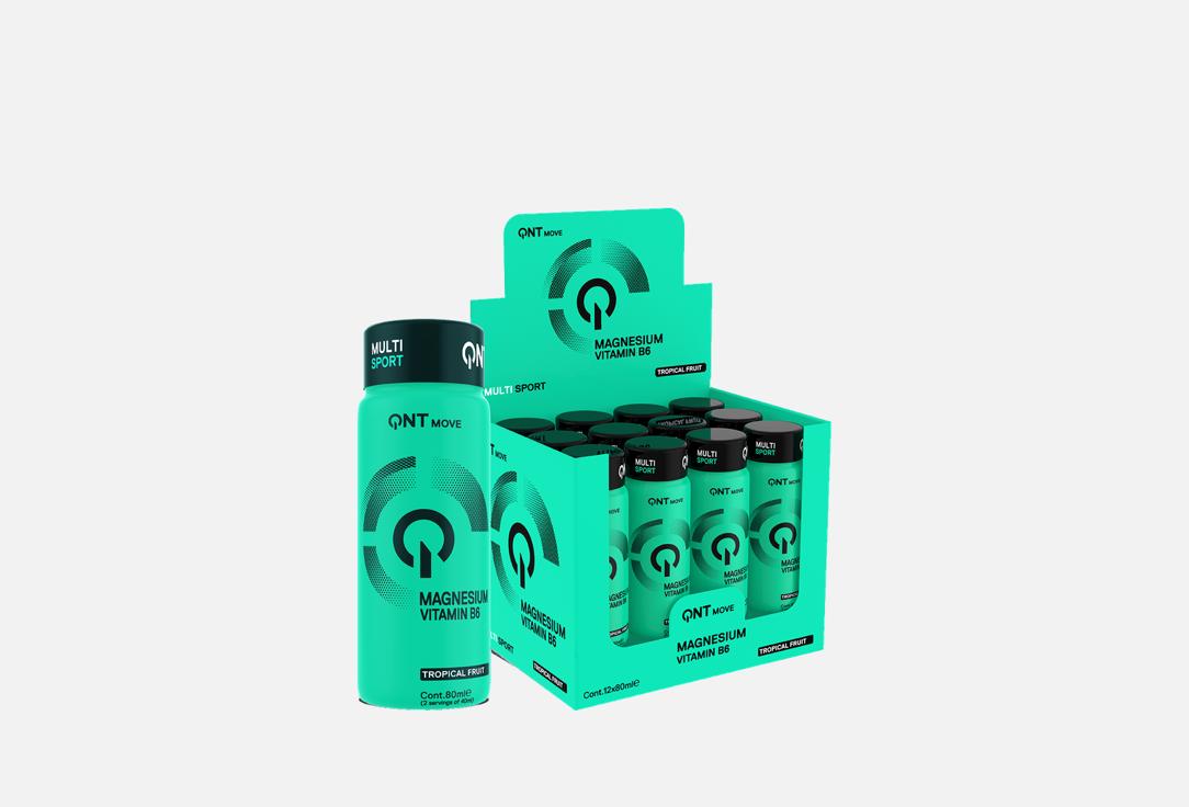 

Магний с витамином B6 QNT, Tropical Fruit flavor в жидкой форме 12 шт