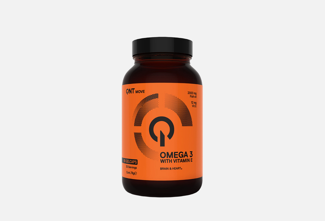 Жирные кислоты QNT Omega 3 (1000 mg) 59 шт ветом 3 капс 0 33г 50 бад