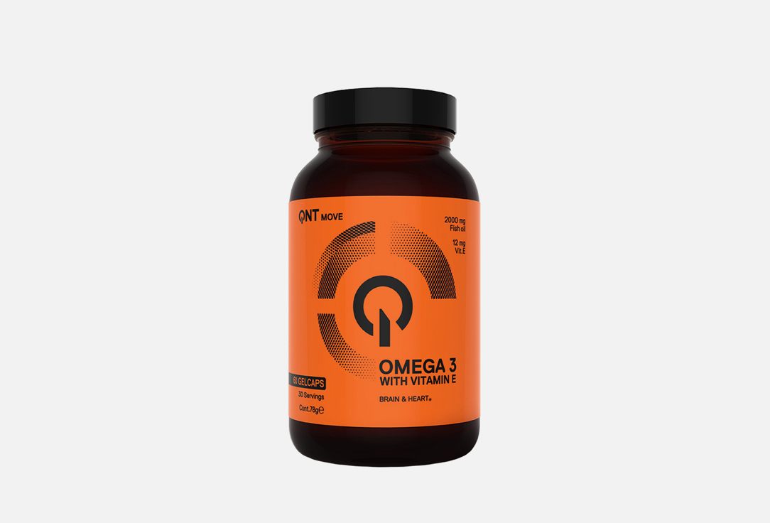 Жирные кислоты QNT Omega 3 (1000 mg) 59 шт sesderma seskavel plus бад к пище 60 капсул