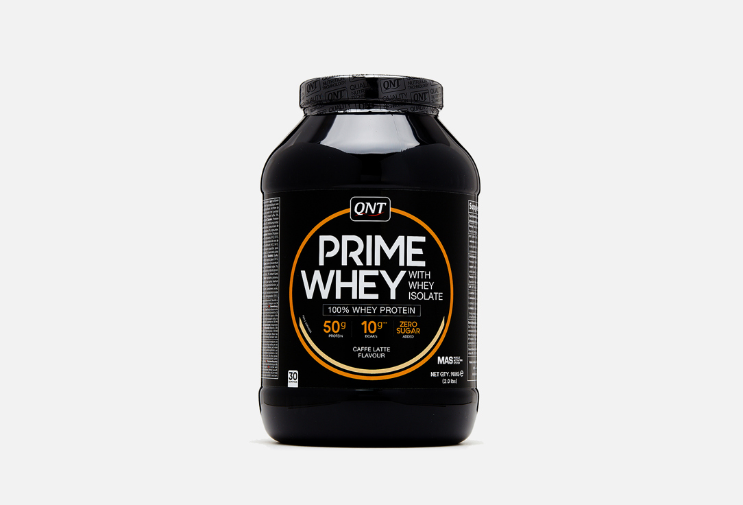 100% golden whey 908 г cappuccino капучино Протеин со вкусом кофе латте QNT PRIME WHEY 908 г