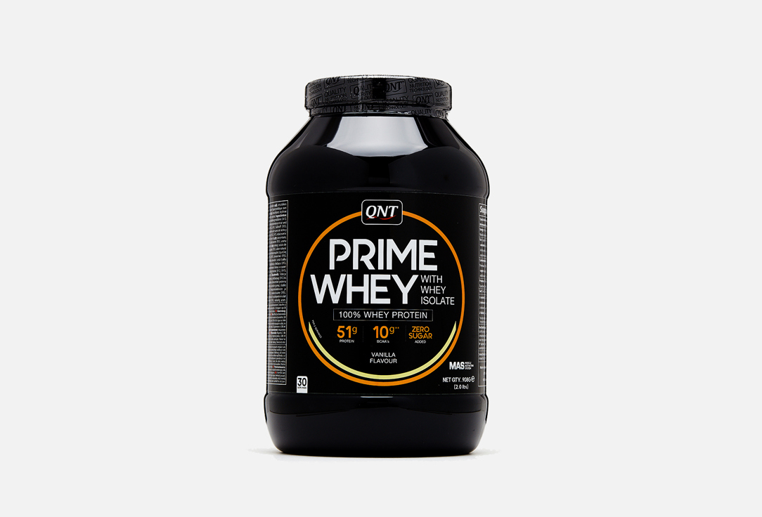 цена Протеин с ванильным вкусом QNT PRIME WHEY 908 г