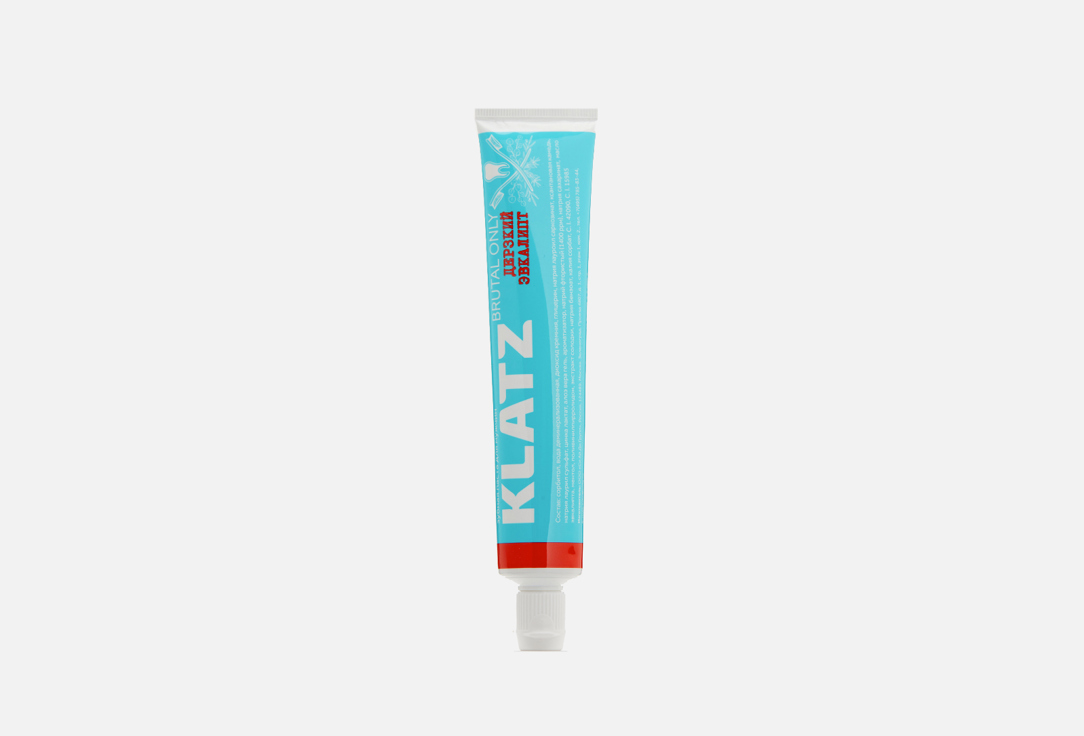 Зубная паста для мужчин KLATZ BRUTAL ONLY Cheeky Eucalyptus 75 мл цена и фото