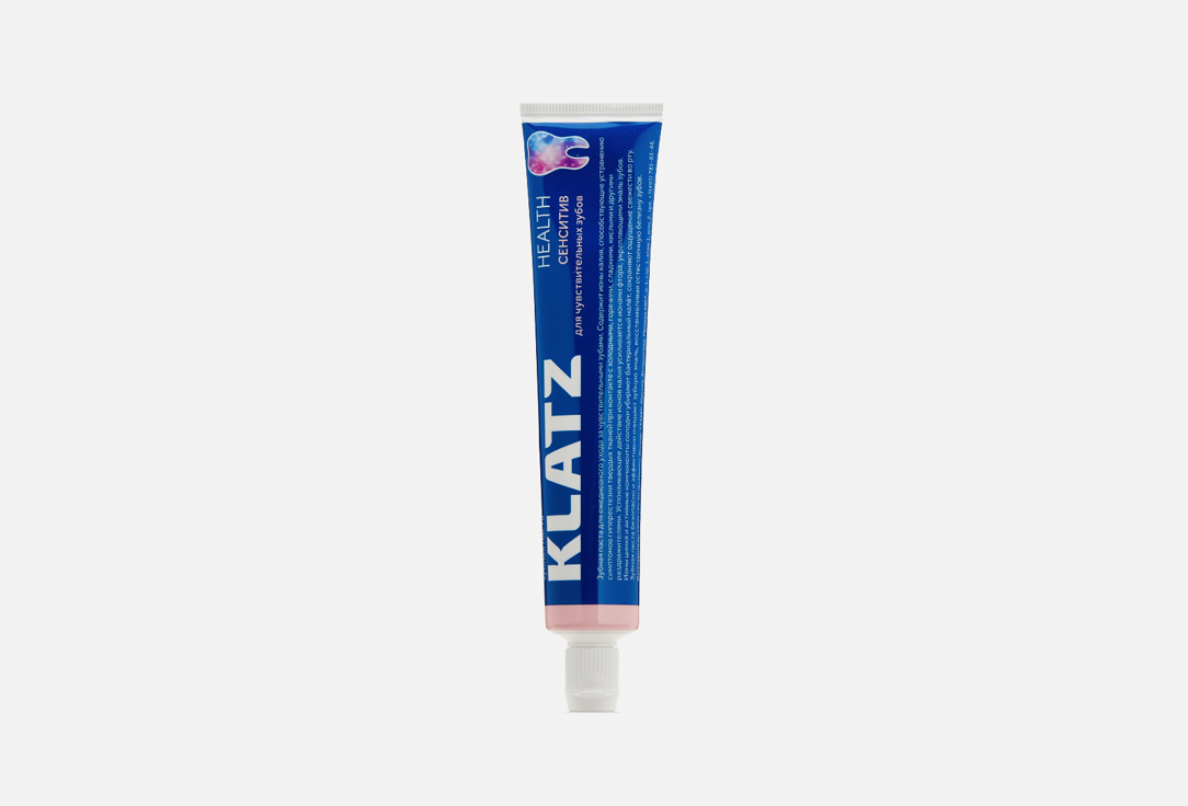 Зубная паста KLATZ HEALTH Health Sensitive 75 мл klatz детская зубная паста бабл гам 40 мл klatz ми ми мишки