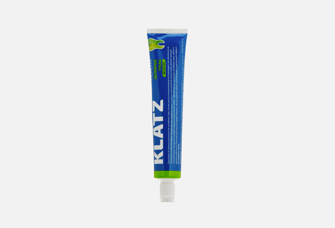 Зубная паста без фтора KLATZ HEALTH Health Healing herbs 75 мл зубная паста без фтора активная защита lifestyle 75мл