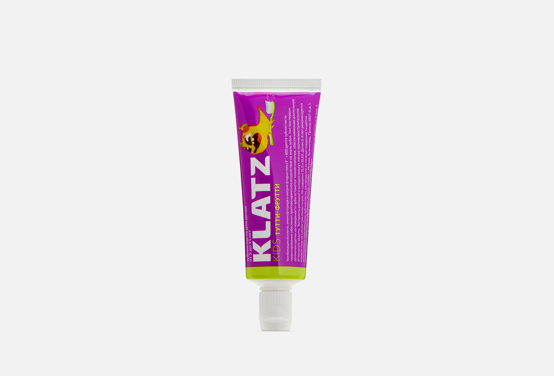 Зубная паста для детей KLATZ KIDS Tutti-frutti 40 мл klatz зубная паста здоровье десен 75 мл klatz health