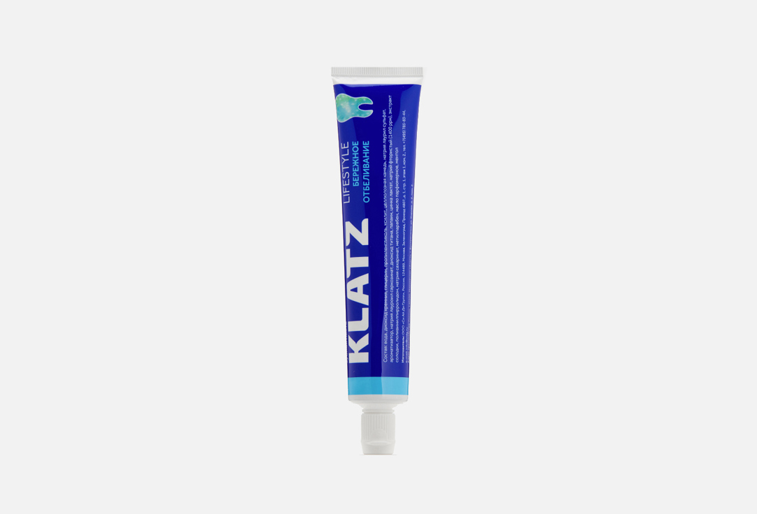 цена Зубная паста Бережное отбеливание KLATZ LIFESTYLE Gentle Whitening 75 мл