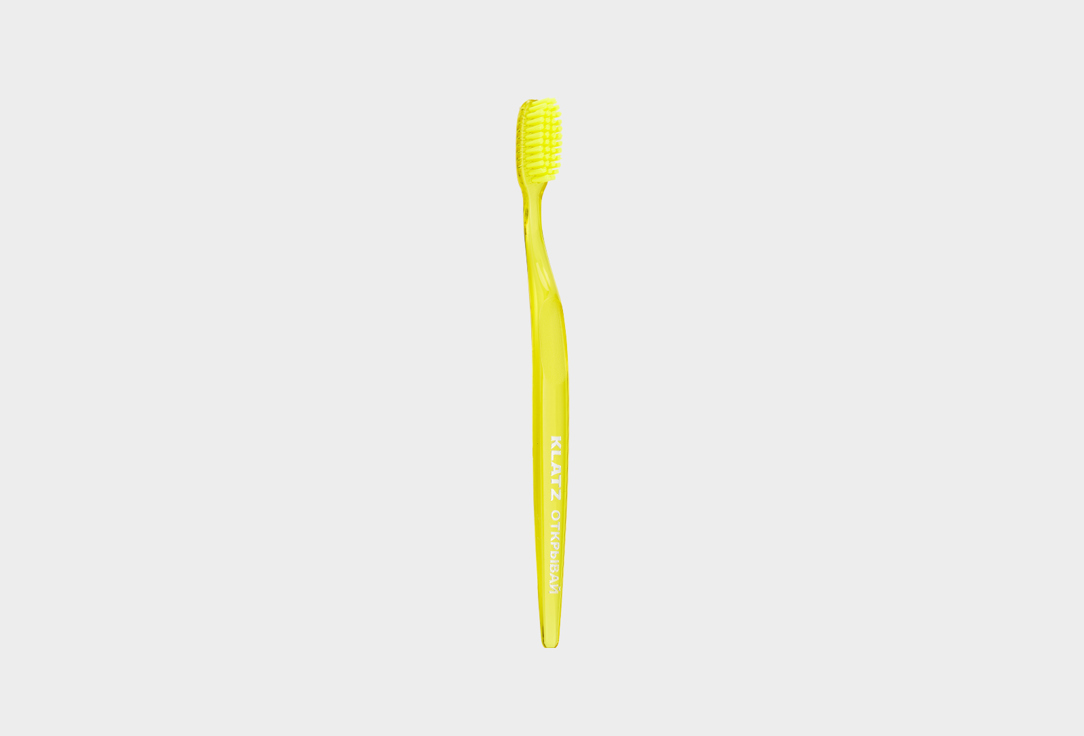 Щетка зубная для взрослых, средняя ( в ассортименте) KLATZ Toothbrush Klatz Lifestyle medium 1 шт щетка д в цветная овал средняя