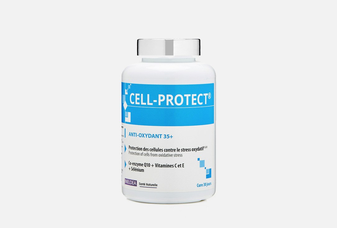 цена БАД для поддержки сердечно-сосудистой системы INELDEA SANTE NATURELLE Cell-Protect коэнзим Q10, селен, витамины С, Е 90 шт