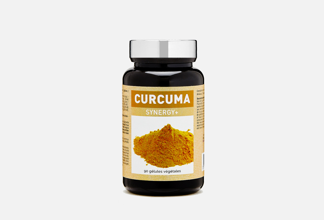 Пищевая добавка в виде растительных капсул на основе куркумы, витаминов и минералов NUTRI EXPERT Curcuma Synergy+ 