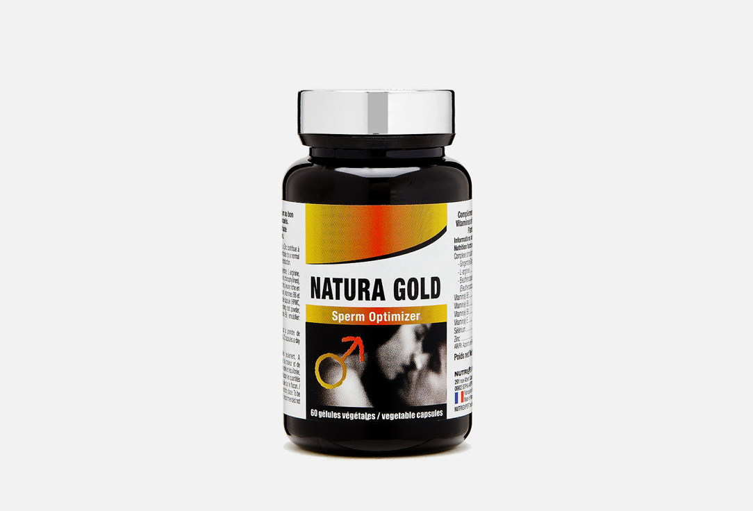 Сперм Оптимайзер NUTRI EXPERT Natura gold 60 шт футболка женская натура кулирка черный