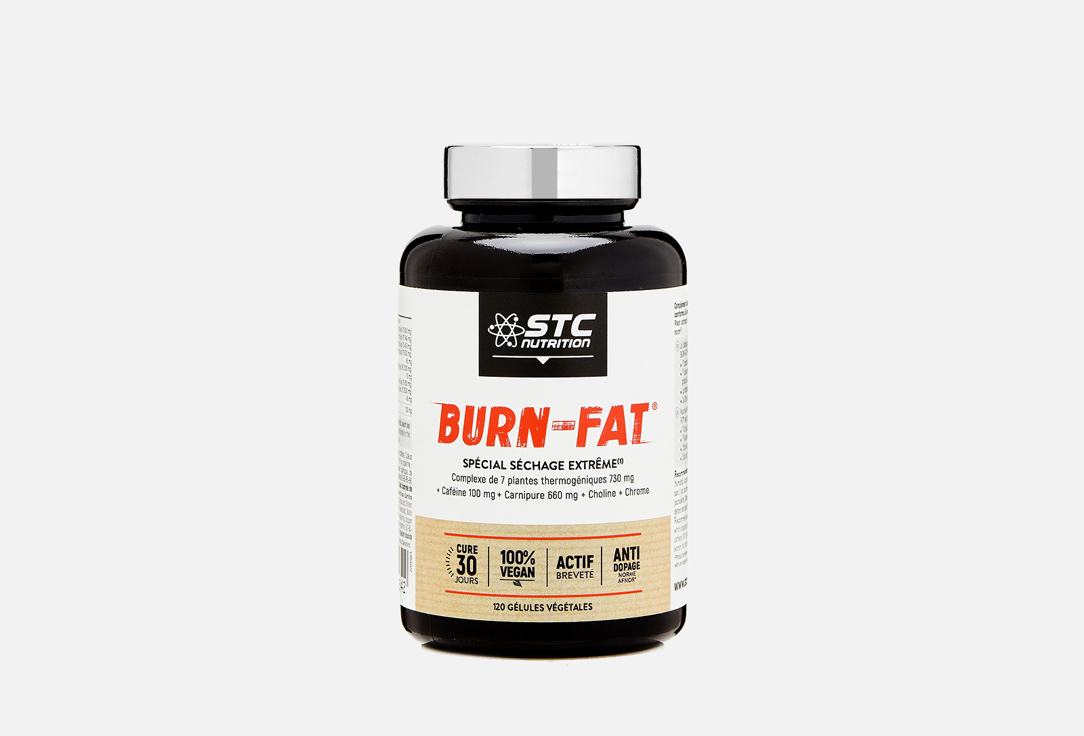 Капсулы сжигатель жира STC Burn-fat 120 шт nb pure thermo burn многоступенчатый сжигатель жира 90 капсул