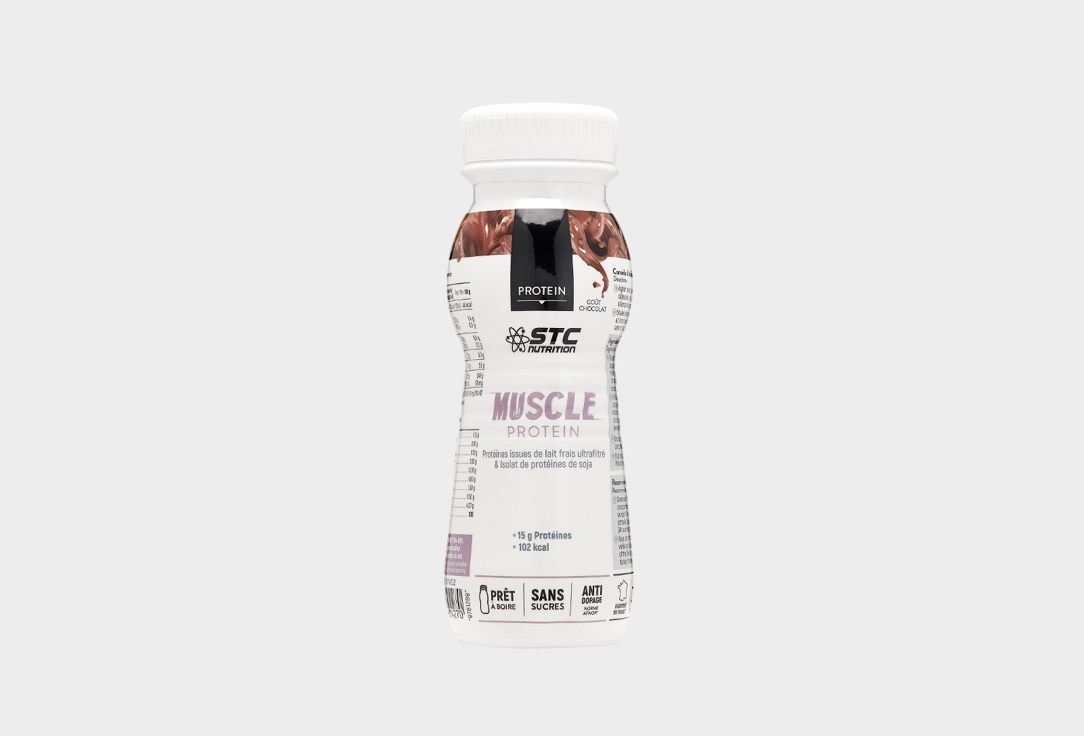 Мышечный протеин со вкусом Шоколада в бутылке STC MUSCLE PROTEIN CHOCOLAT (X8) 