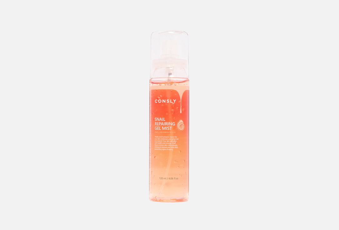 

Восстанавливающий гель-мист для лица с муцином улитки CONSLY, Snail repairing gel mist 120 мл