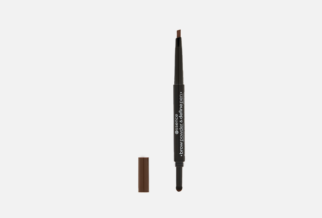 Контурный карандаш и пудра для бровей Essence BROW POWDER & DEFINE PEN 02