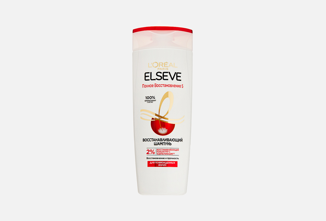 шампунь для поврежденных волос ELSEVE Полное восстановление 5 400 мл l oreal paris elseve шампунь для поврежденных волос полное восстановление 5 восстанавливающий 400 мл