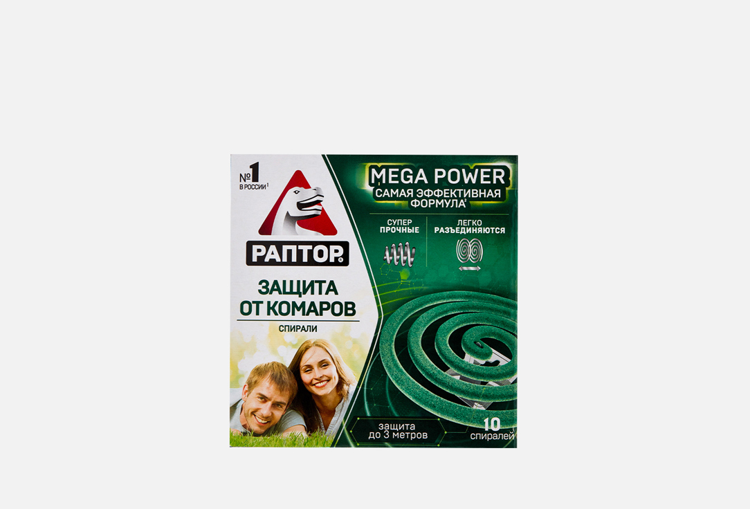 Изображение товара Спирали от комаров Raptor Mega Power