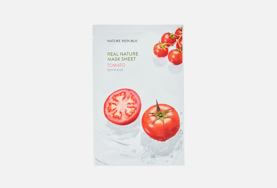 

Тканевая маска для лица с экстрактом томата NATURE REPUBLIC, Real Nature Mask Sheet Tomato 1 шт