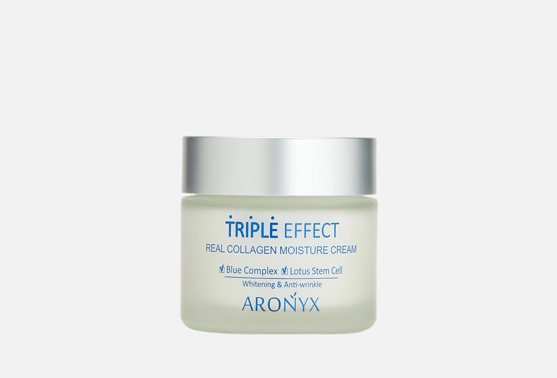 Крем для лица с морским коллагеном тройной эффект ARONYX TRIPLE EFFECT 