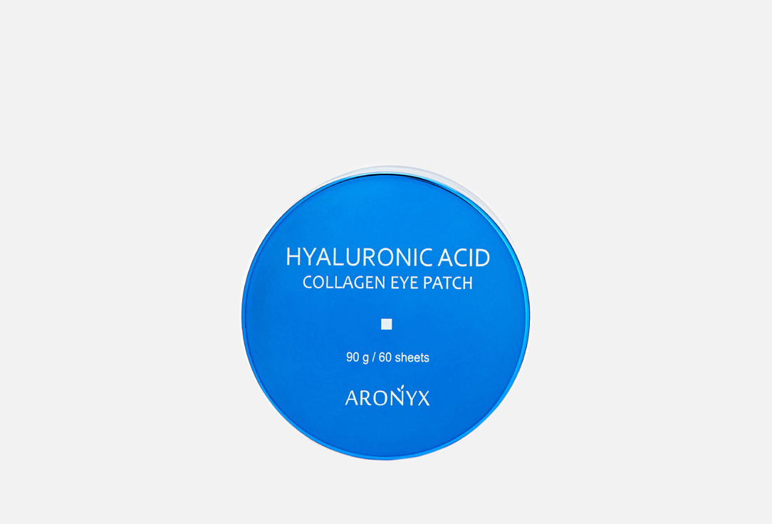 цена Патчи для глаз увлажняющие с коллагеном и гиалуроновой кислотой ARONYX HYALURONIC ACID 60 шт