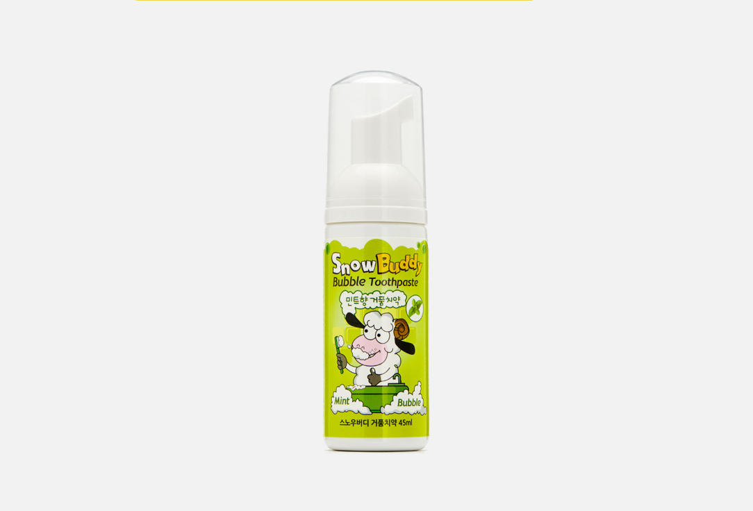 цена Детская зубная паста-пена SNOW BUDDY Bubble Toothpaste Mint 45 мл