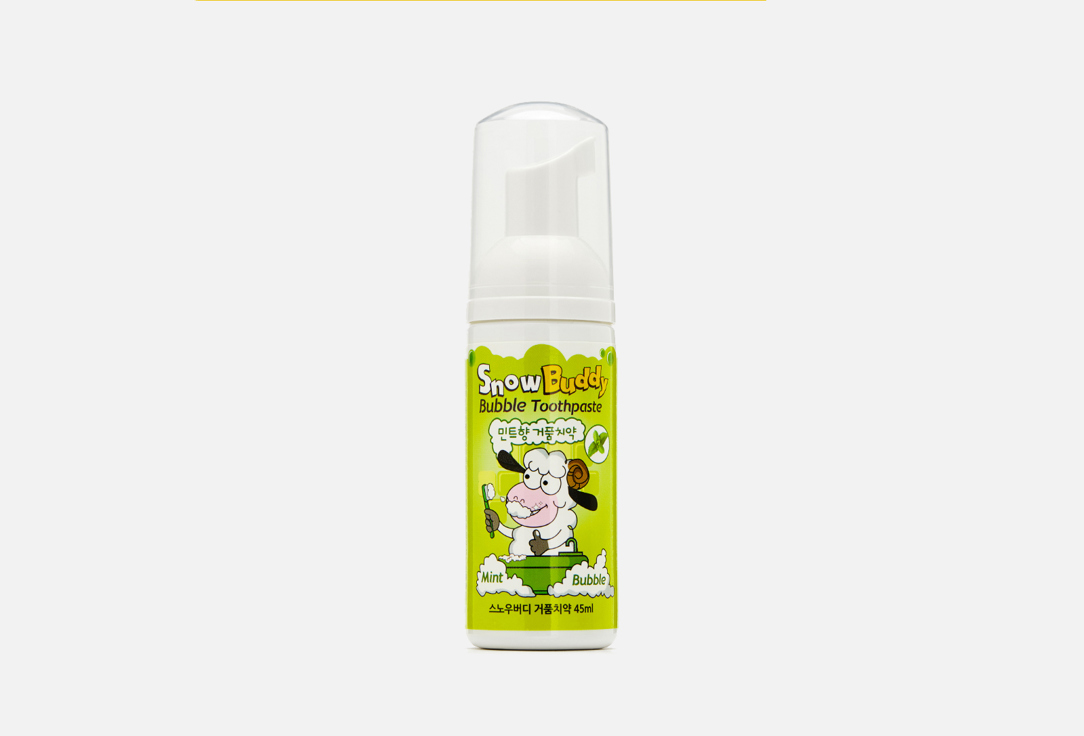 Изображение товара Детская зубная паста-пена Snow Buddy Bubble Toothpaste Mint