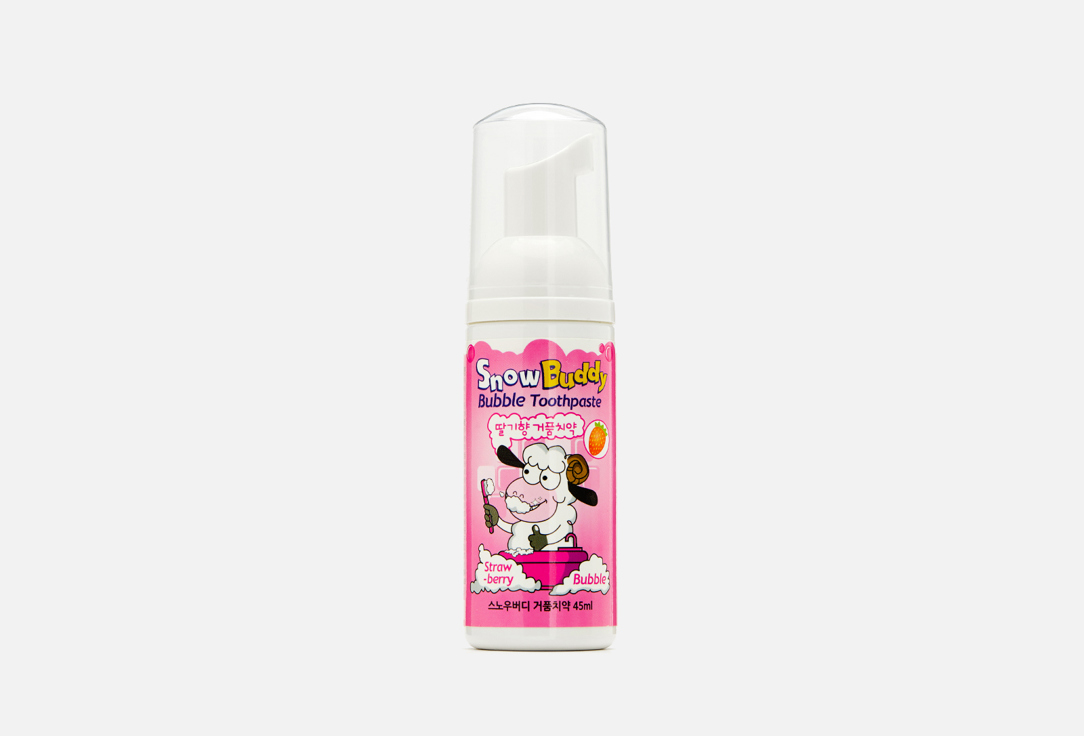 

Детская зубная паста-пена SNOW BUDDY, Bubble Toothpaste Strawberry 45 мл