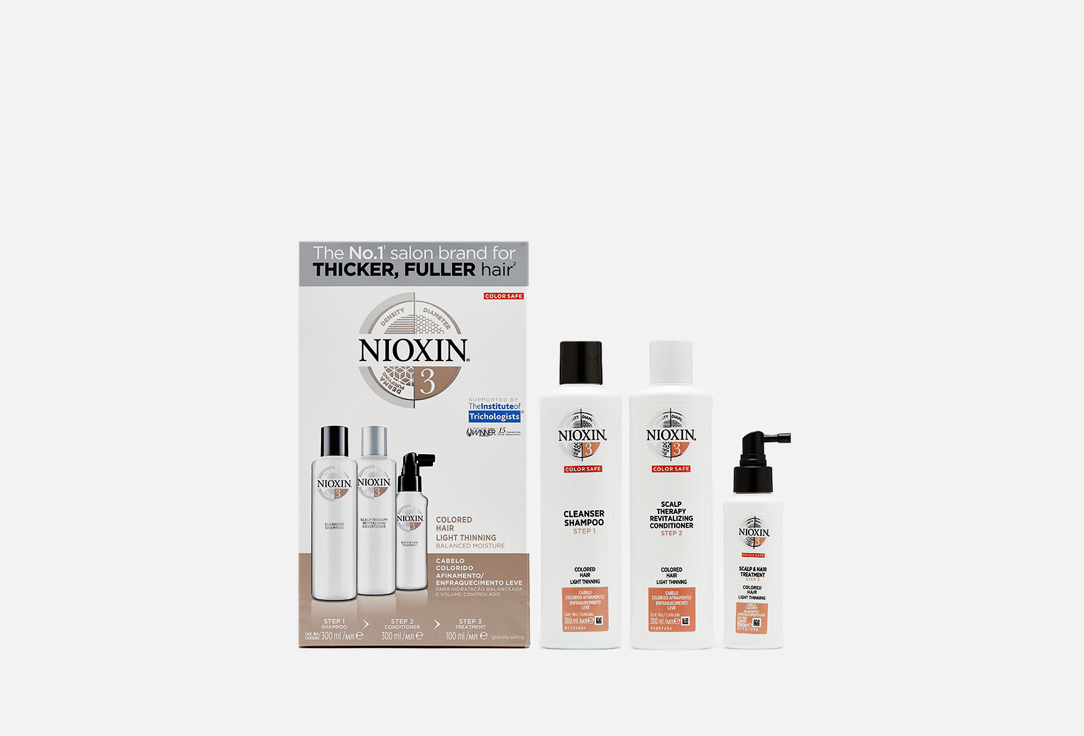 Уход за химически обработанными волосами Nioxin Hair System Kit 3 