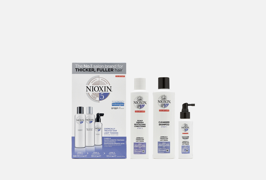 Уход для химически обработанных с тенденцией к истончению волос Nioxin Hair System Kit 5 