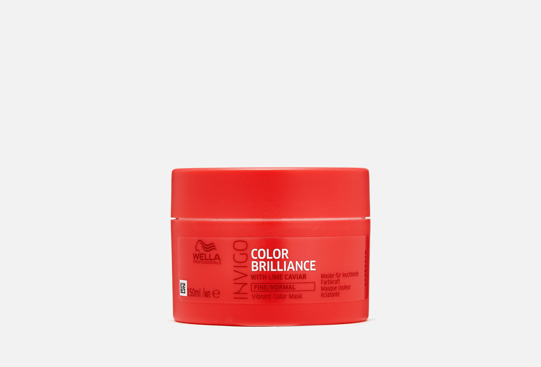 Маска для окрашенных тонких волос Wella Professionals Invigo Color Brilliance Vibrant Color Mask 