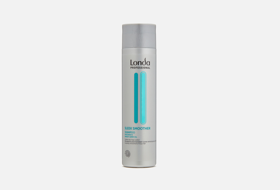 Шампунь разглаживающий LONDA PROFESSIONAL Professional Sleek Smoother Shampoo 250 мл londa professional sleek smoother средство для волос разглаживающее 750 г 750 мл банка