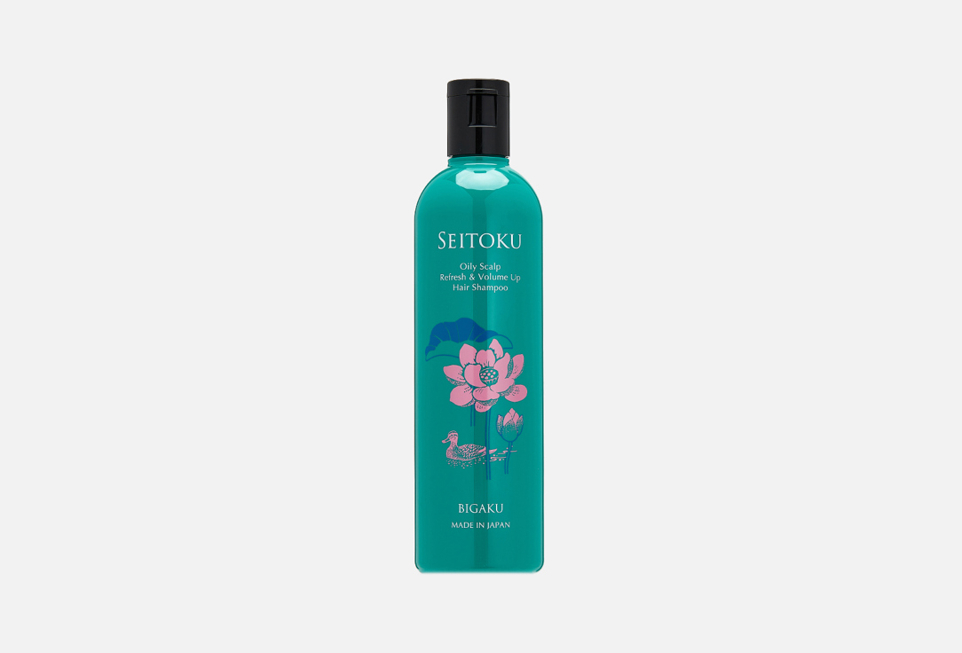 шампунь для объема и ухода за жирной кожей головы BIGAKU Oily Scalp Refresh&Volume Up Hair Shampoo 