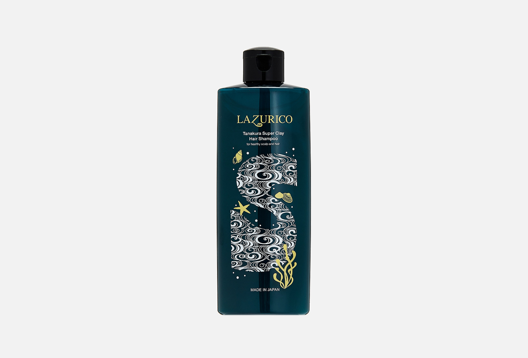 шампунь против выпадения и для стимуляции роста волос Lazurico Tanakura Super Clay Hair Shampoo  