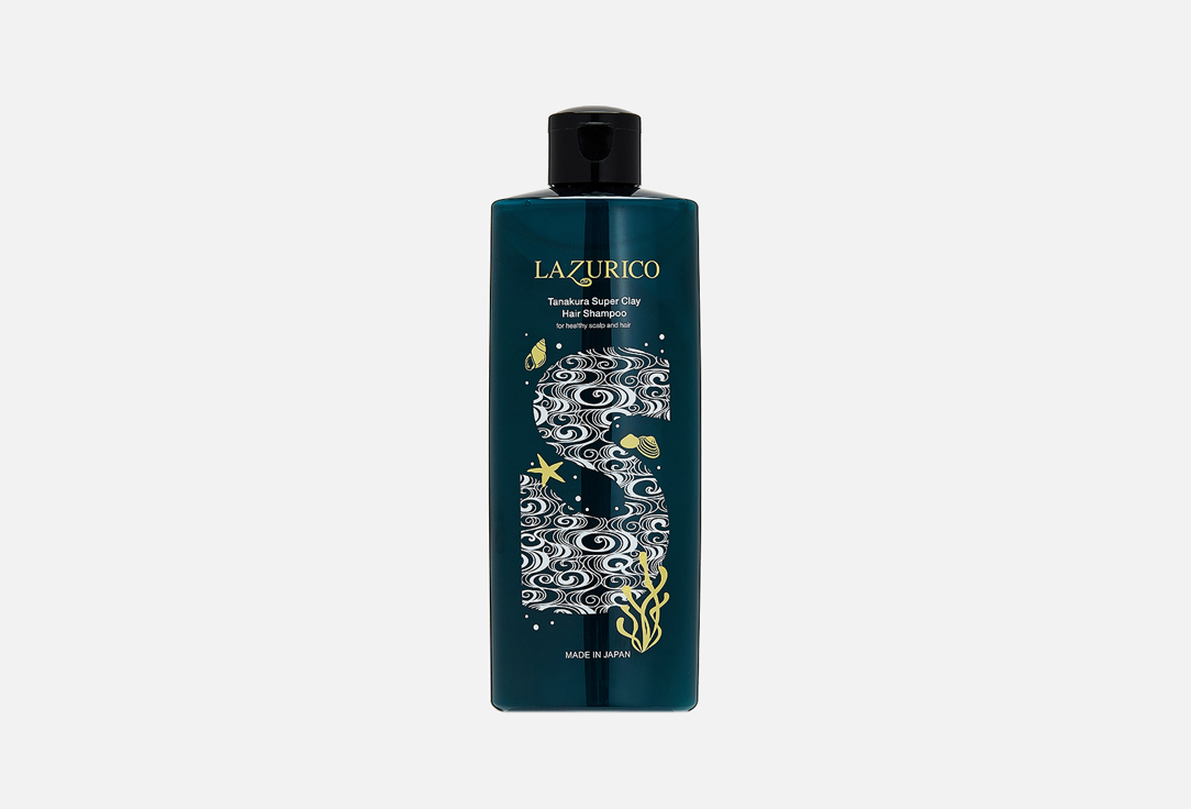 шампунь против выпадения и для стимуляции роста волос LAZURICO Tanakura Super Clay Hair Shampoo 300 мл