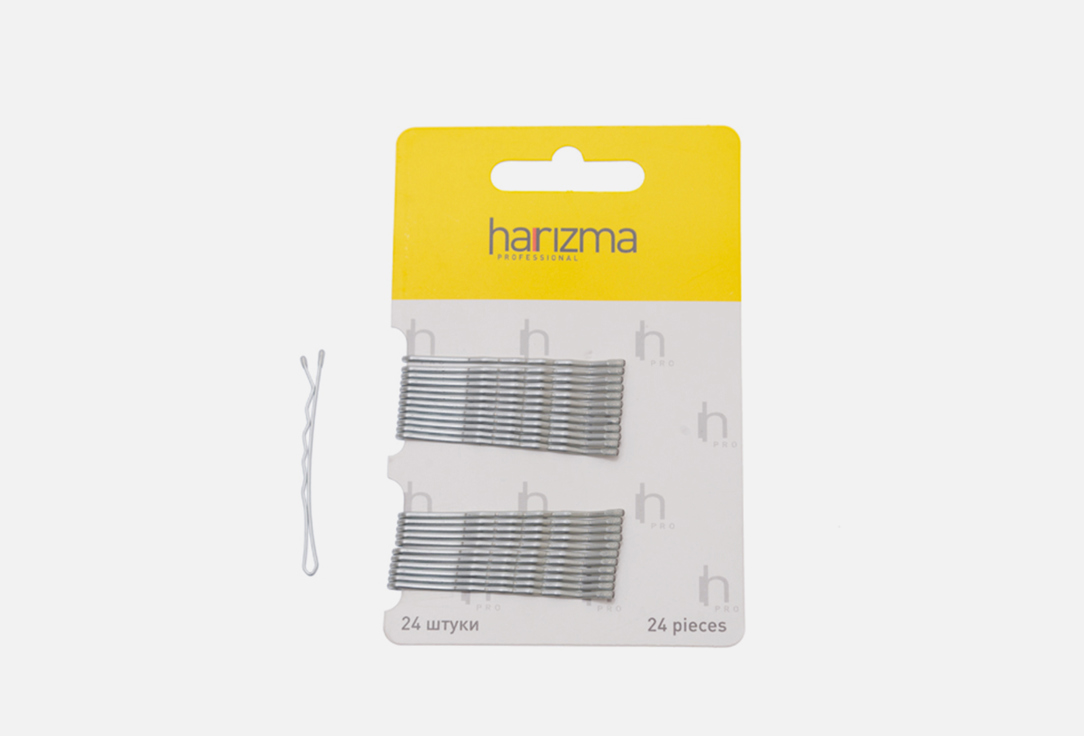 

Невидимки HARIZMA, 50 мм, серебро 24 шт