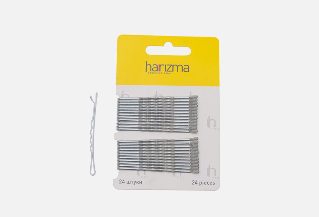 Изображение товара Невидимки Harizma 60 мм, серебро