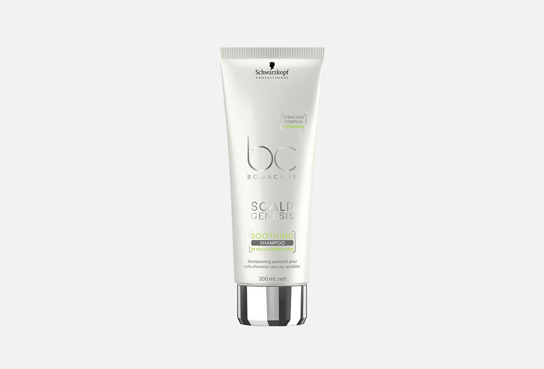 Шампунь для сухой и чувствительной кожи Schwarzkopf Professional BC SG Shampoo Soot  