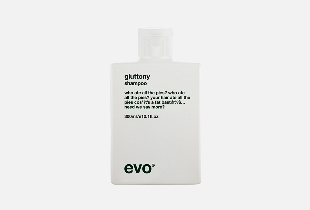 Шампунь для объема EVO Gluttony volume shampoo 300 мл шампунь для объема волос gluttony volumising shampoo 300мл