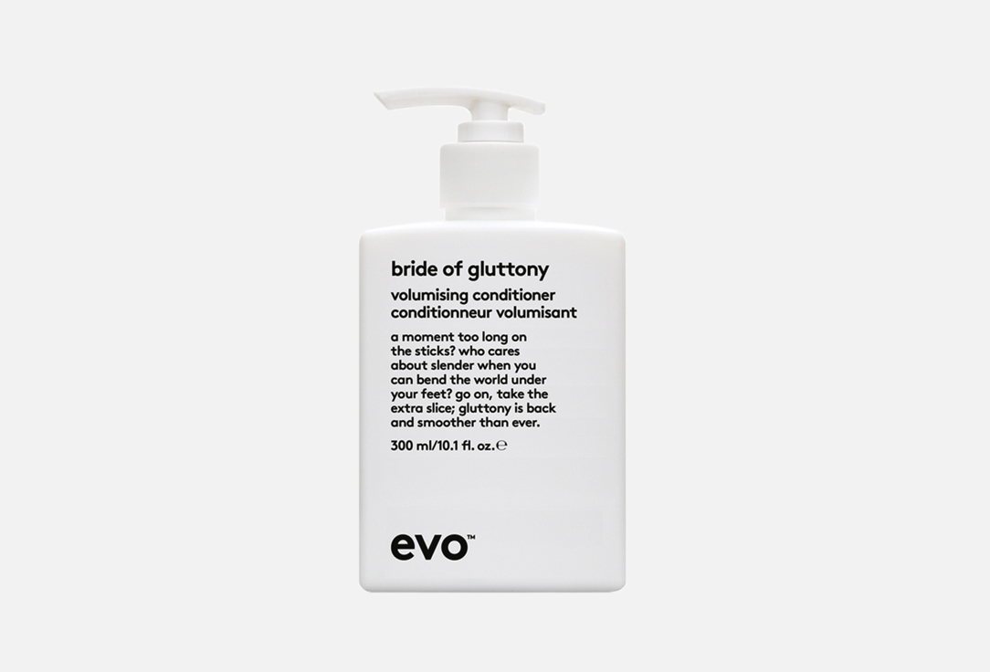 Кондиционер для объема EVO Bride of gluttony volume conditioner 300 мл шампунь для объема волос gluttony volumising shampoo 300мл
