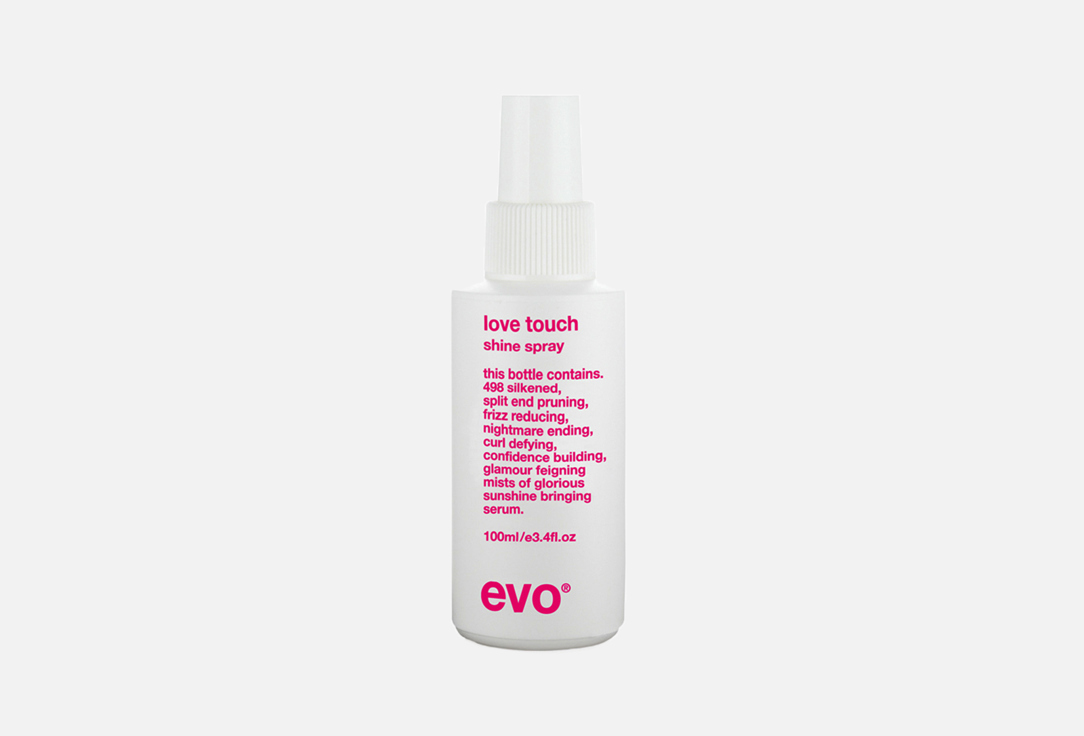 Спрей-блеск EVO Love touch shine spray 100 мл спрей для укладки волос chi спрей блеск shine infusion infra shine infusion spray