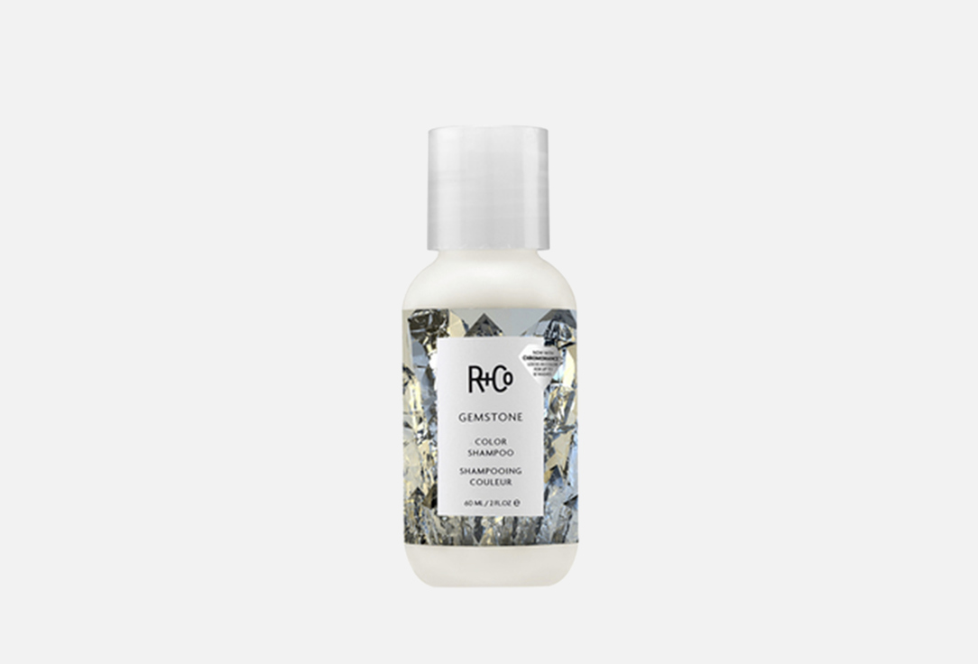 шампунь для разглаживания r co bel air smoothing shampoo 241 мл шампунь для ухода за цветом R+CO GEMSTONE Color Shampoo (travel) 60 мл