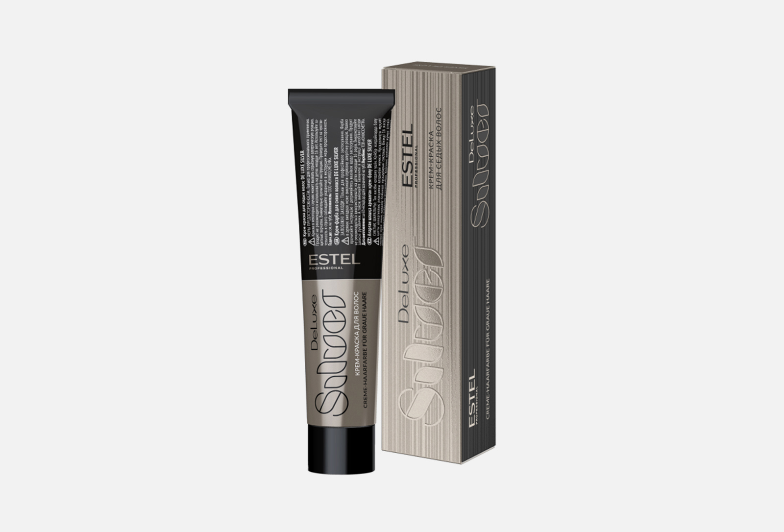 ESTEL Крем-краска для волос De luxe silver 7/44 60 мл — купить в Москве